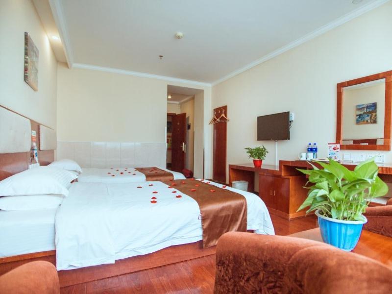 Greentree Inn Hebei Zhangjiakou Zhangbei Caoyuantian Rd Zhangku Avenue Express Hotel Exterior foto